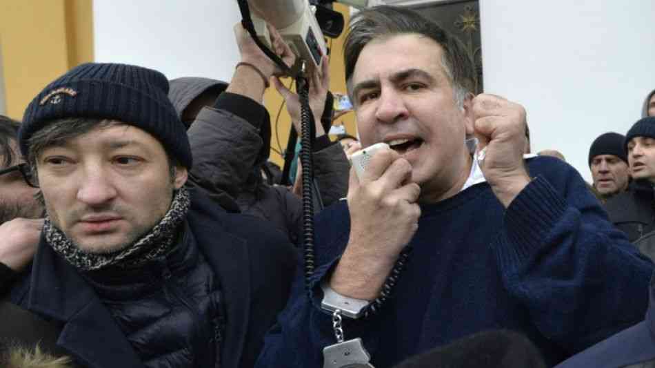 Moloch Ukraine: Saakaschwili aus Polizeibus befreit