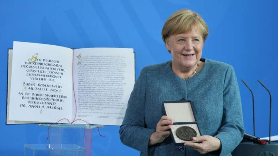 Merkel fordert Einsatz gegen Rassismus und Antisemitismus "mit aller Konsequenz"