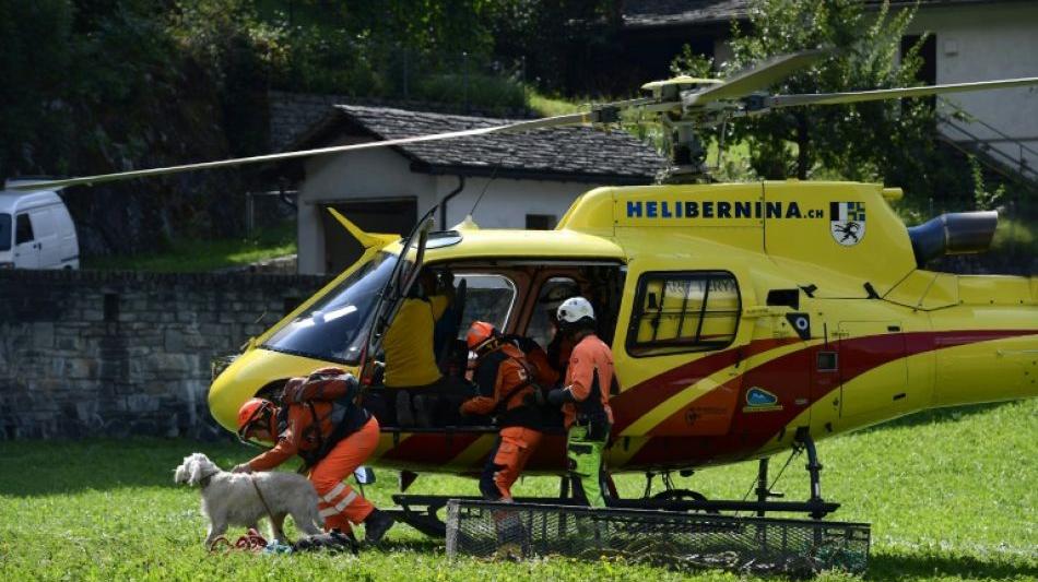 Suche nach Vermissten nach Bergrutsch in der Schweiz fortgesetzt