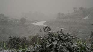 Karibikinsel St. Vincent nach Vulkanausbruch von Ascheregen bedeckt