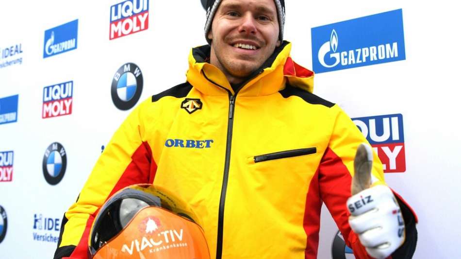 Skeleton-WM: Deutsche Männer mit historischem Dreifach-Sieg