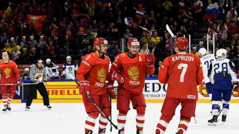 Eishockey-WM: Russland und Schweden mit Kantersiegen, Kanada verliert