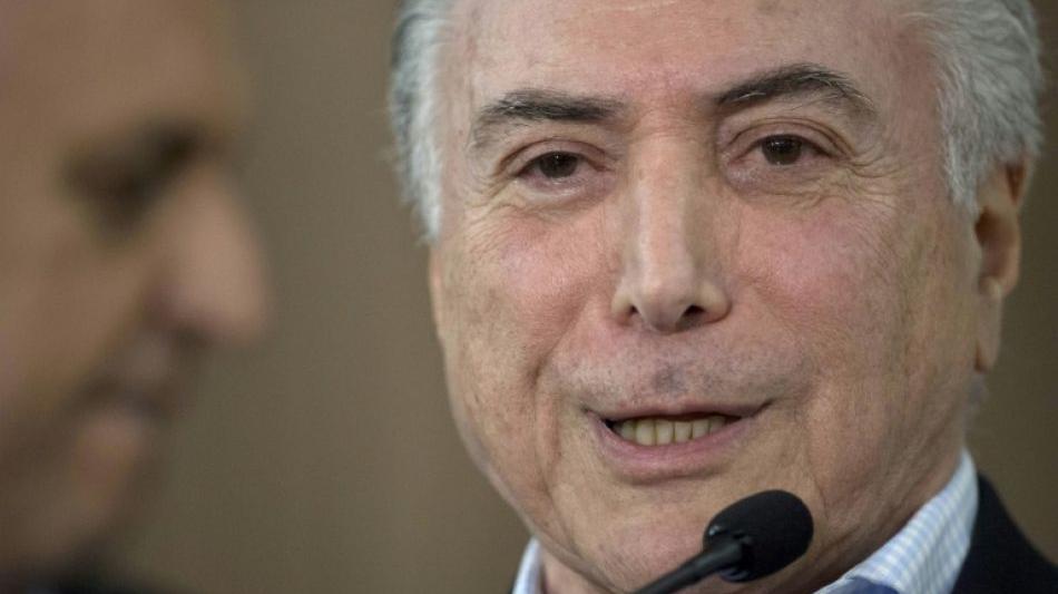Brasilien: Parlament stoppt Prozess gegen Temer