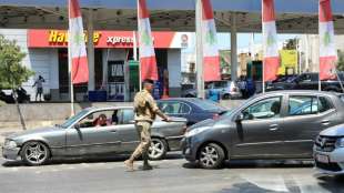 Libanesische Armee bezieht Stellung an Tankstellen