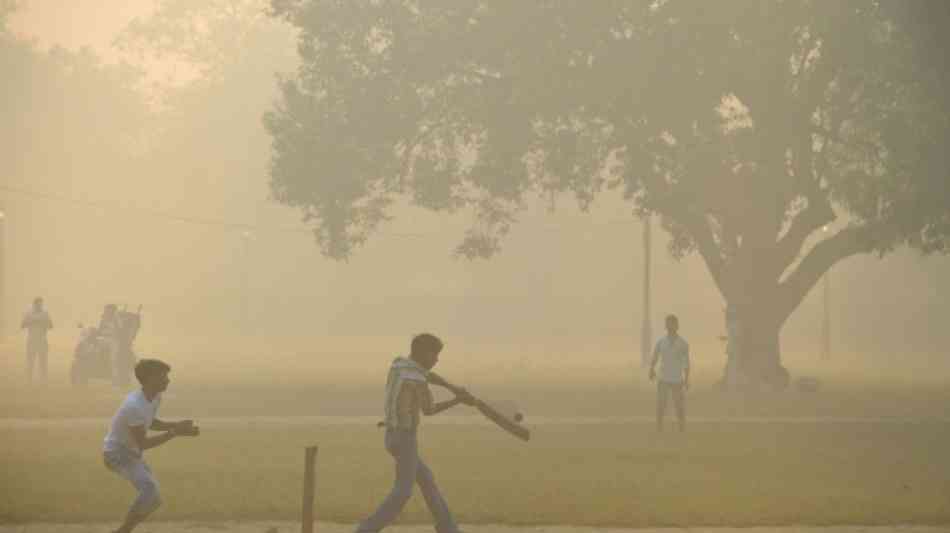 Indien: Hauptstadt nach Lichterfest in schmutzig giftigen Nebel geh