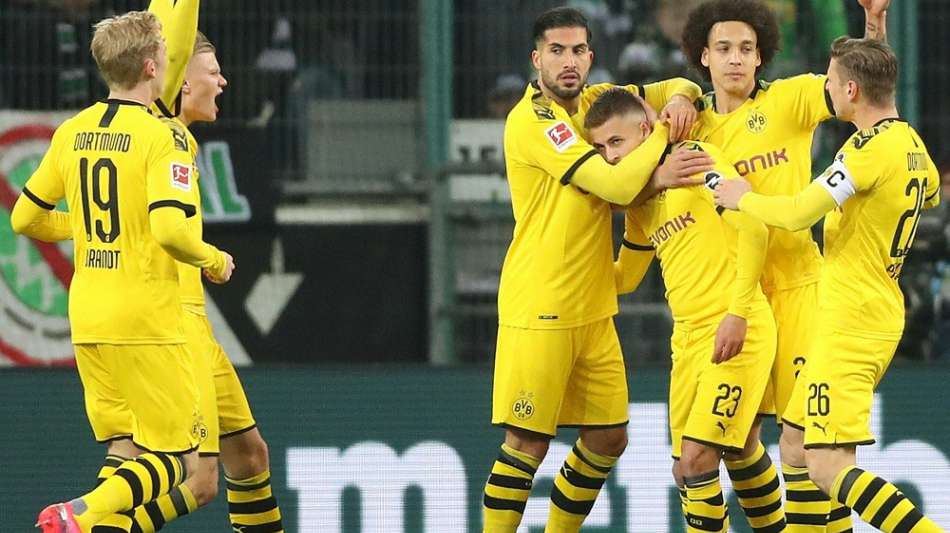 Erster Bayern-Verfolger: BVB gewinnt Topspiel in Gladbach