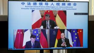 Scholz, Macron und Xi fordern "funktionierende humanit&auml;re Korridore"
