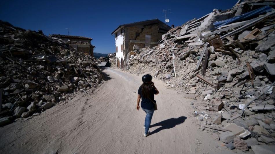 Gedenken an Opfer des Erdbebens in Mittelitalien vor einem Jahr