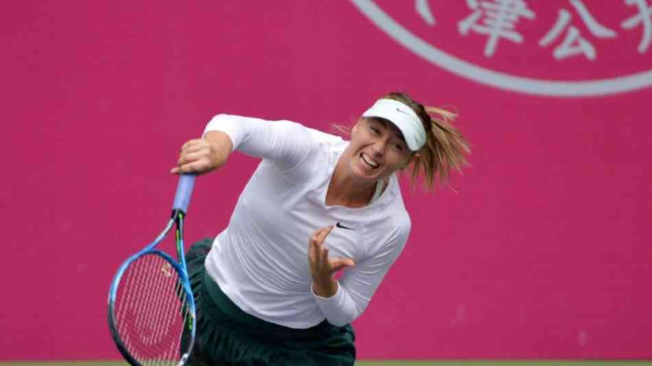 WTA in Tianjin: Scharapowa marschiert Richtung Finale