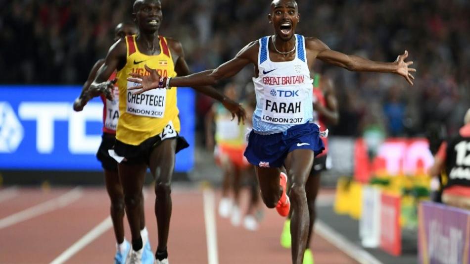 WM-London: Mo Farah erkämpft sich erneut Gold über 10.000 m 