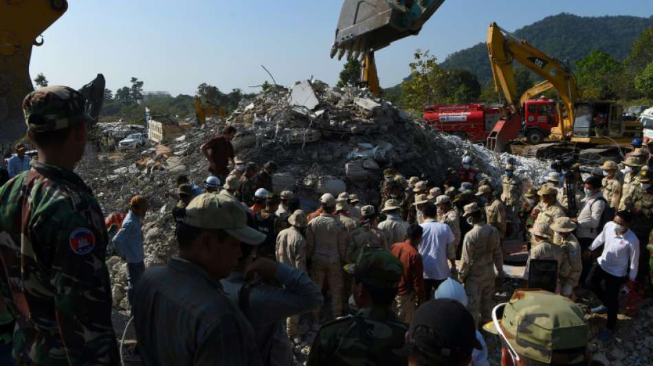 Zahl der Todesopfer durch Gebäude-Einsturz in Kambodscha auf 29 gestiegen