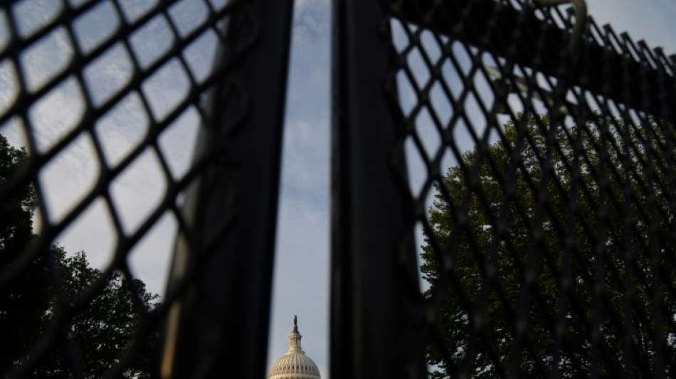 Rechte Aktivisten demonstrieren nahe des US-Kapitols