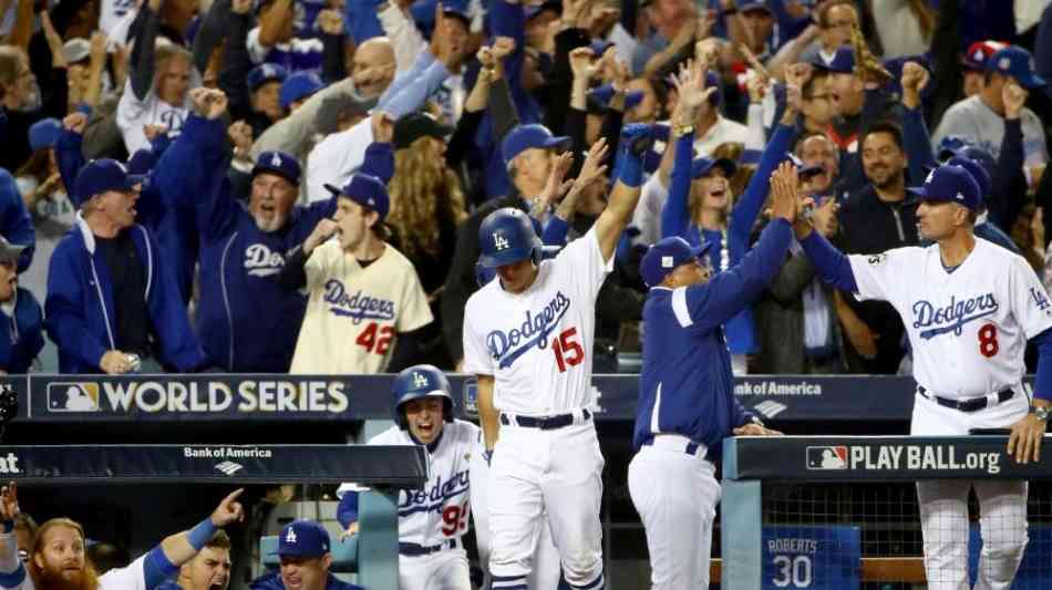 MLB: Los Angeles Dodgers erzwingen siebtes Spiel gegen die Astros