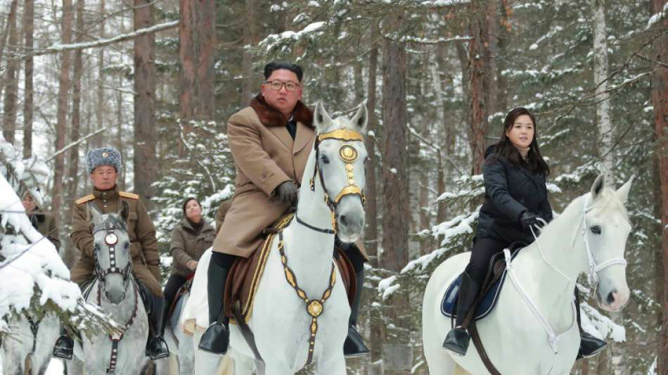 Nordkoreas Machthaber reitet erneut auf symbolischen Berg seines Landes