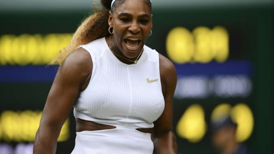 Serena Williams in Wimbledon im Halbfinale