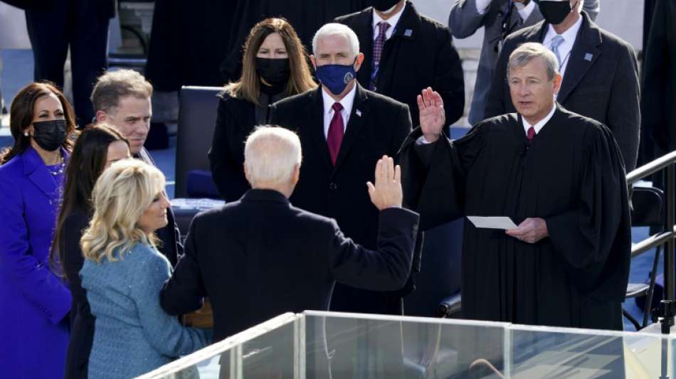 Biden tritt Präsidentenamt mit eindringlichem Aufruf zur Einheit an