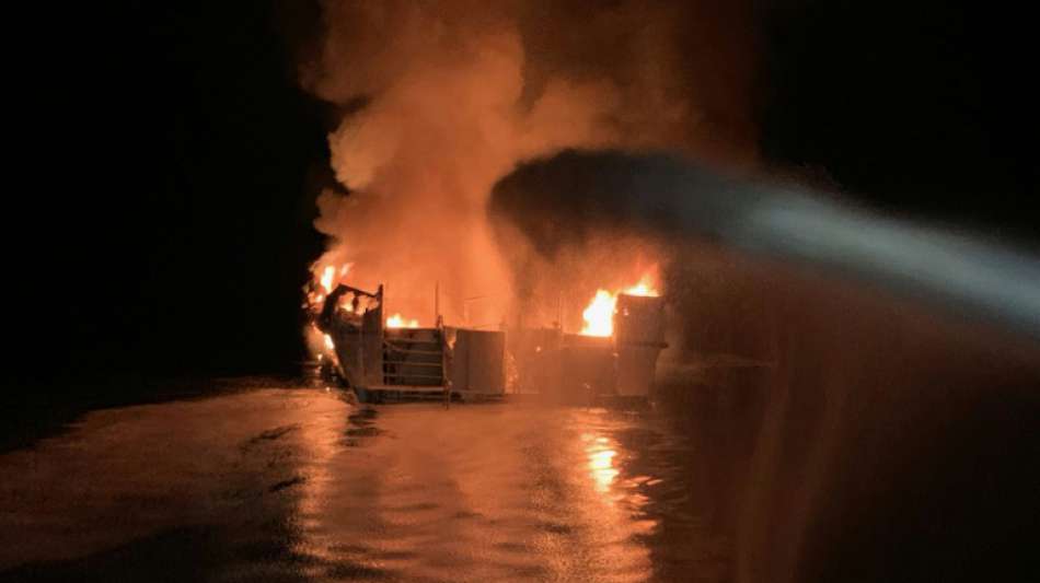 Acht Tote nach Untergang von brennendem Schiff vor Kalifornien