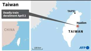 Polizei: Vermutlich 36 Tote bei Zugunglück in Taiwan
