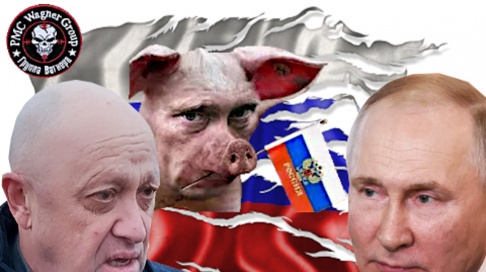 Россия - Три тупые свиньи: Пригожин, Шойгу и Путин!