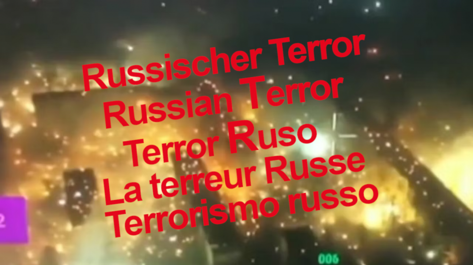 Brandbomben: Russische Kriegsverbrechen und Terror!