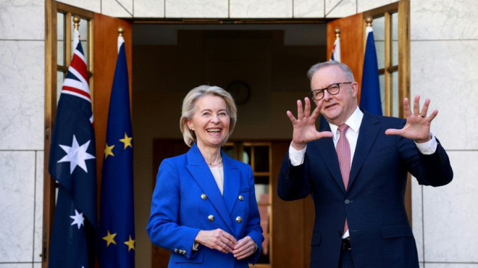  EU chief meets Australian PM as trade talks enter 'last mile' 