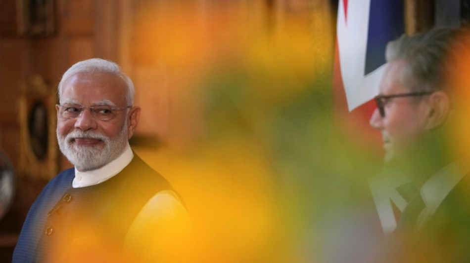 India's Modi and UK PM Starmer ink trade deal