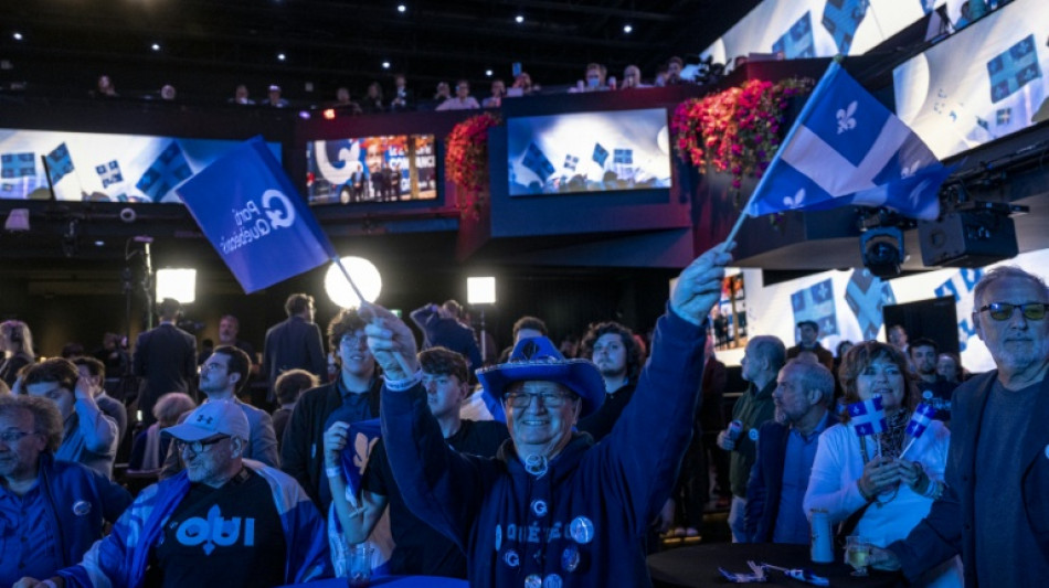  Separatistas vencem na prov&iacute;ncia canadense de Quebec (estimativas) 