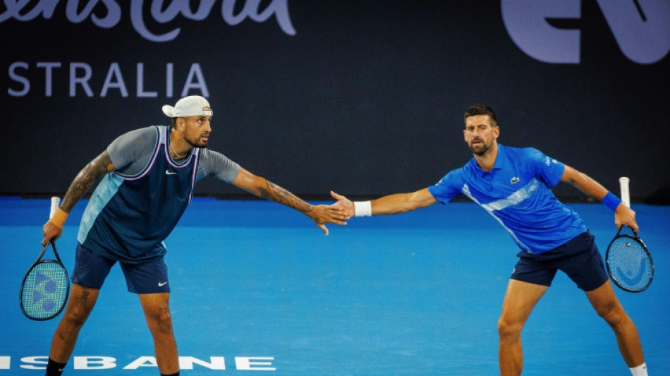 ATP/Brisbane: associ&eacute; &agrave; Kyrgios, Djokovic lance sa saison par un succ&egrave;s en double