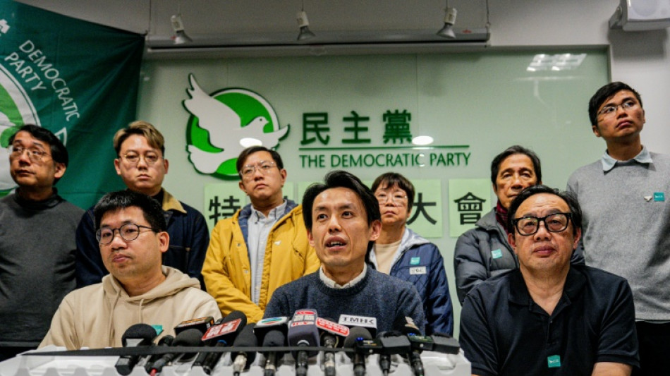  Le plus ancien parti prodémocratie de Hong Kong annonce sa dissolution  