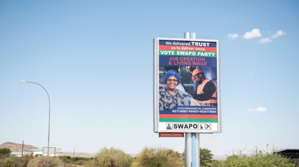 Elections en Namibie: danger pour le parti historique au pouvoir