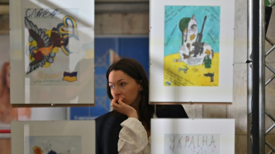 'No to war': Ukraine children recount invasion through art