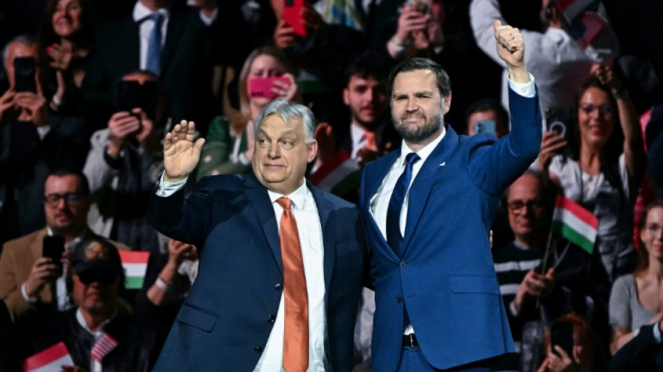  Vance hails Orban as 'model' for Europe in pre-election Hungary visit 