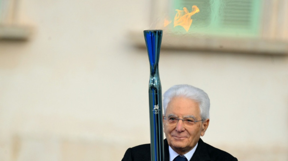  Italian president urges Olympic truce at Milan-Cortina torch ceremony 