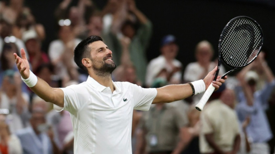  Wimbledon: au bout du suspense, Djokovic s'offre une affiche contre Sinner 