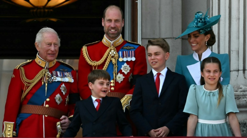  Geburtstagsparade "Trooping the Colour" f&uuml;r K&ouml;nig Charles III. in London 