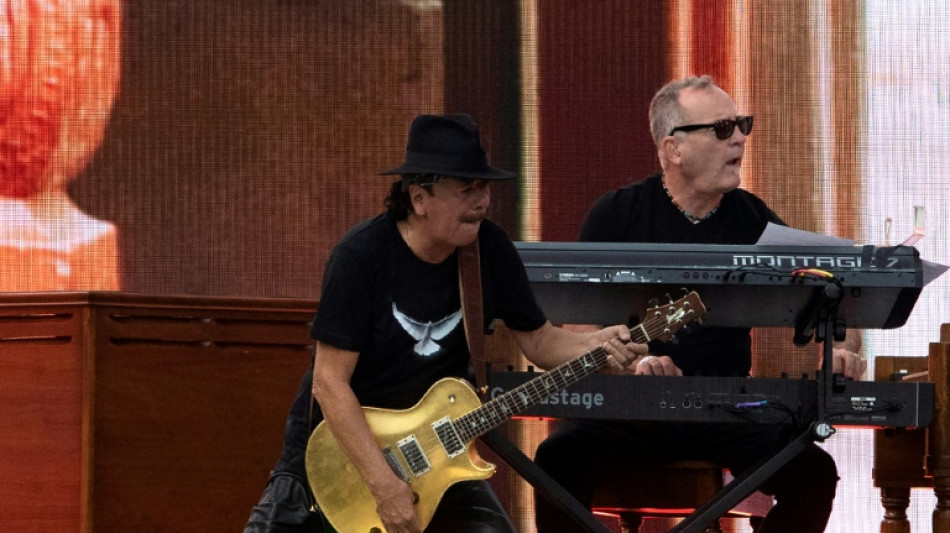 Le guitariste Santana