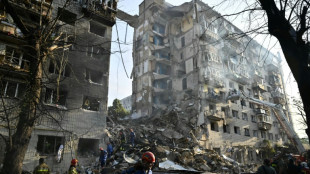 Russian strikes kill 10 in 'horrific' attack on Kyiv