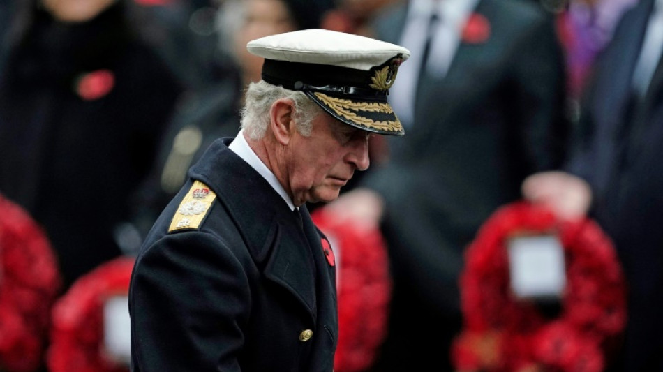 Charles III leads first Remembrance Sunday as king