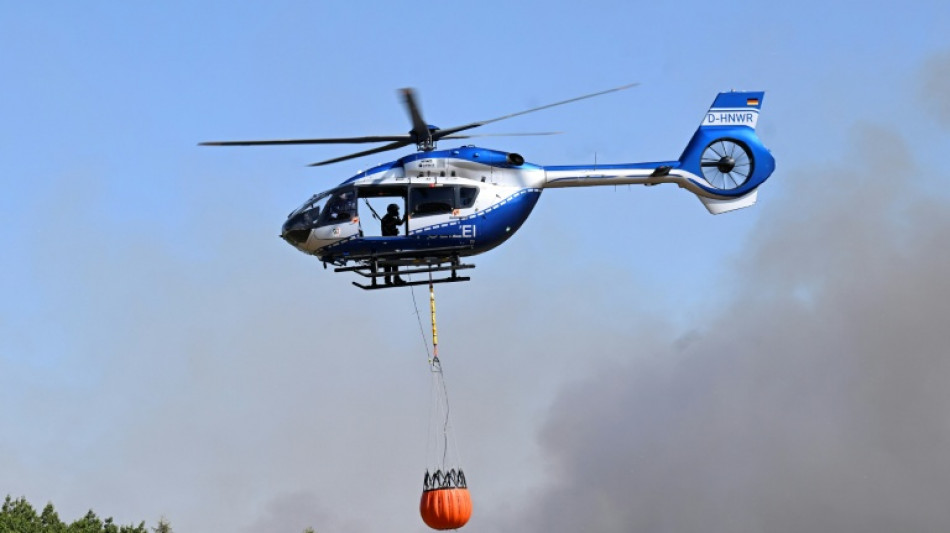 Merz besucht H&uuml;rtgenwald nach schwerem Waldbrand 