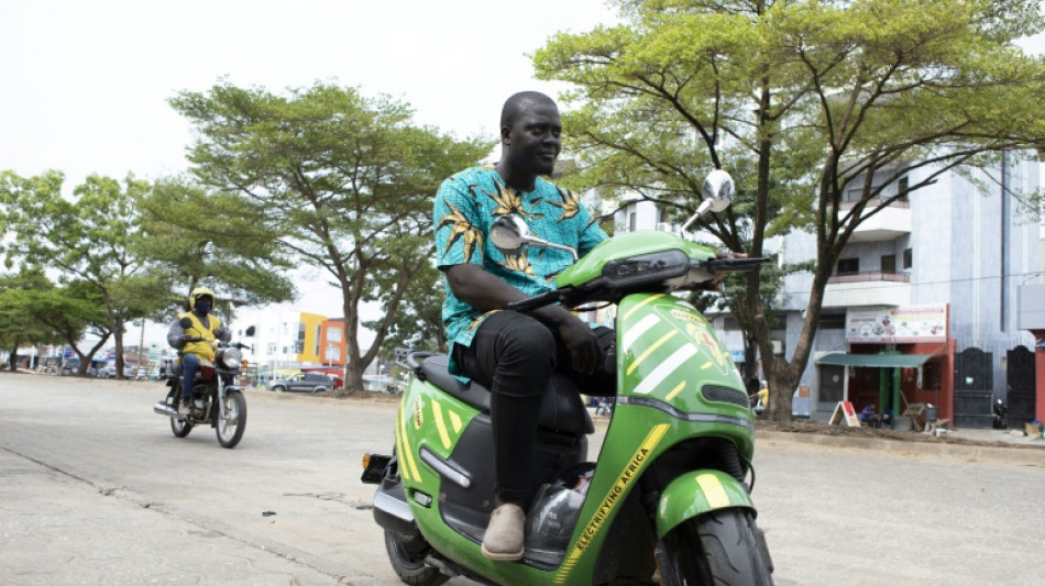 A greener ride: West Africans switch on to electric motorbikes