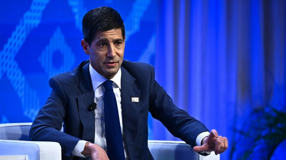  Entre inflation et IA, le pr&eacute;sident de la Fed salue "la r&eacute;silience" de l'&eacute;conomie mondiale 
