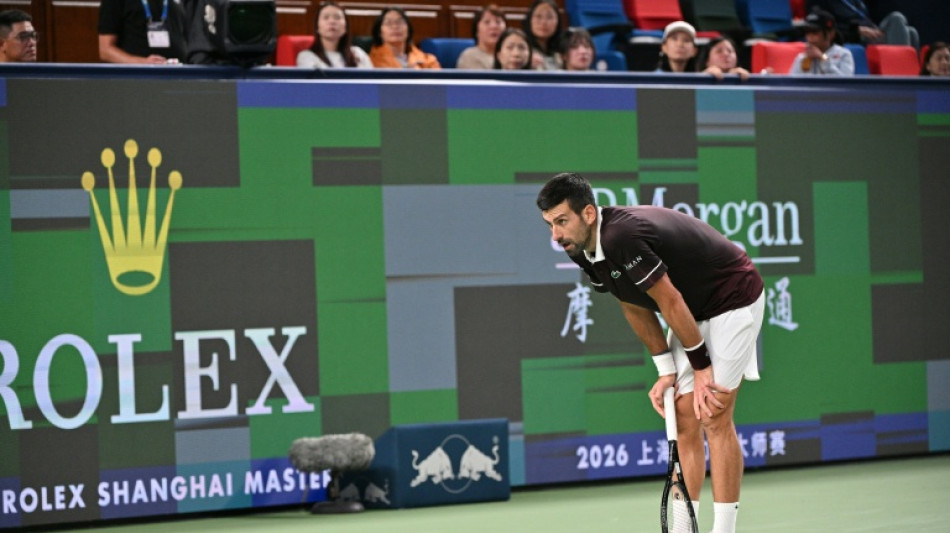  Tennis: Novak Djokovic &eacute;limin&eacute; d&egrave;s son entr&eacute;e en lice au Masters 1000 de Shangha&iuml; 