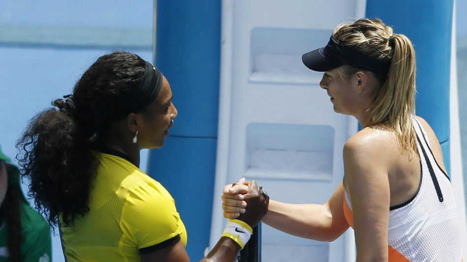 Tennis: Sharapova in Hall of fame, pace con Serena Williams