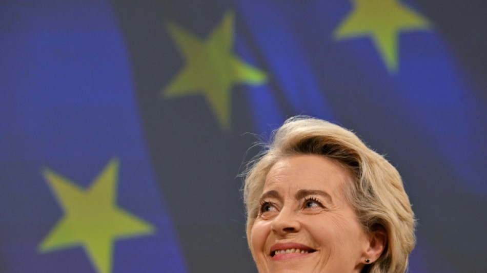 "Me gustan los elogios", afirma la jefa de la UE tras un mensaje de Trump