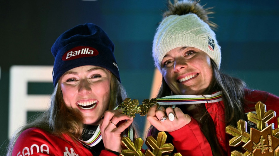  USA in der Team-Kombination mit Shiffrin und Johnson 