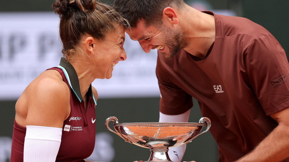 Roland Garros:Errani-Vavassori 'noi amici, un successo speciale'