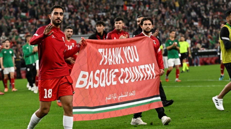 La selección palestina, "en misión" por la paz en Bilbao