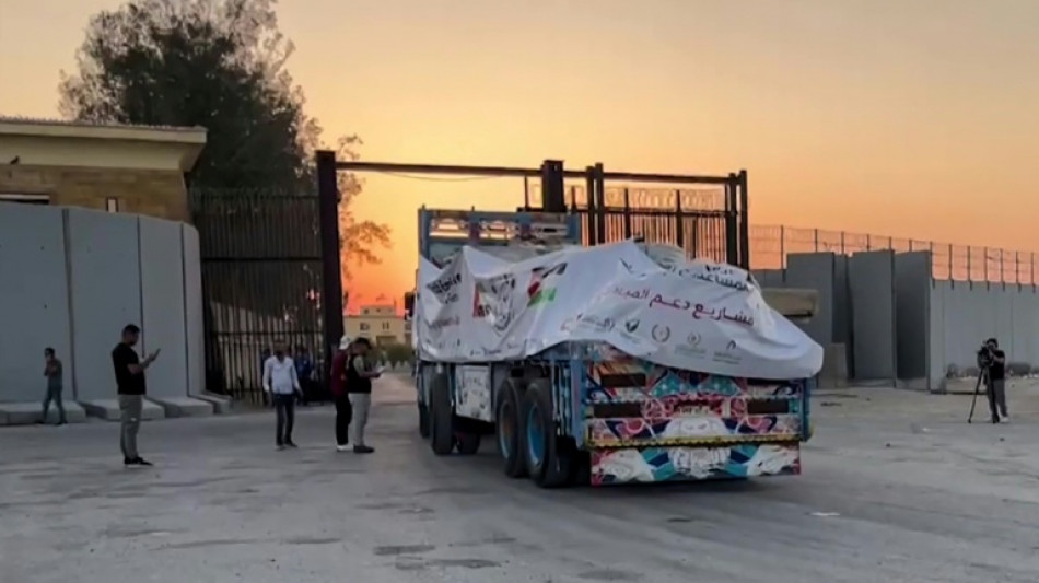 Erste Hilfslieferungen erreichen Gazastreifen nach Öffnung humanitärer Korridore durch Israel