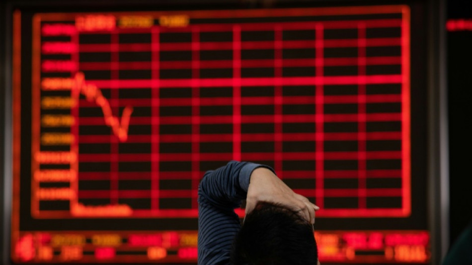 Stocks track Wall St sell-off as US deficit fears grow