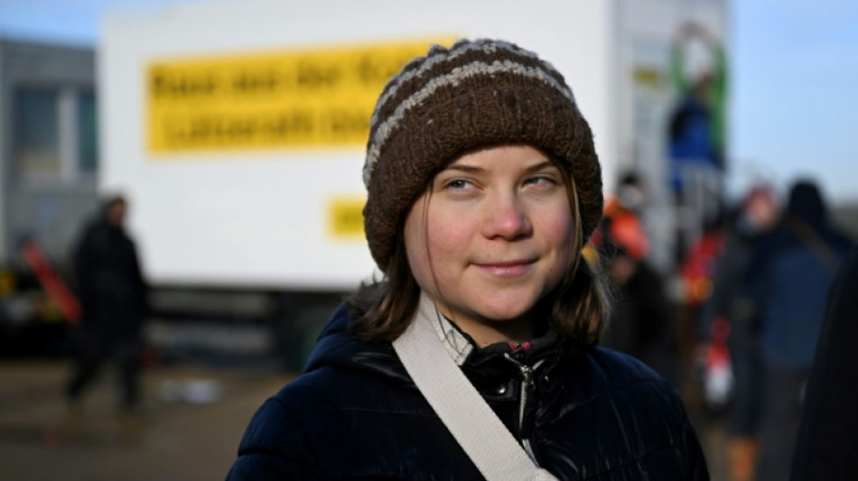 Greta Thunberg pide en Davos 